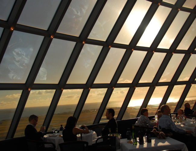 Reykjvik, perlan View from Perlan restaurant. By Audrey/ Flickr