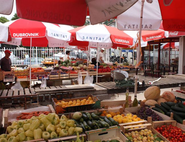 Local market, Dubrovnik Local market, Dubrovnik