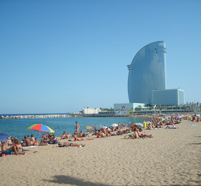 Beaches- Mar Bella and de Bogatell Barcelona Beaches- Mar Bella and de Bogatell Barcelona
