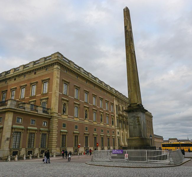 Obelisk at Slottsbacken stockholm Obelisk at Slottsbacken stockholm
