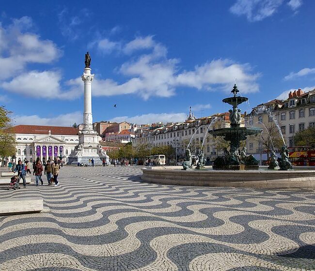 Rossio Square lisbon Rossio Square lisbon