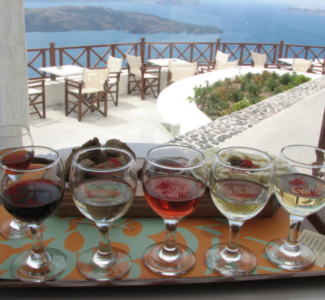 Wines Santorini By Marcelo Costa/WikiCommons