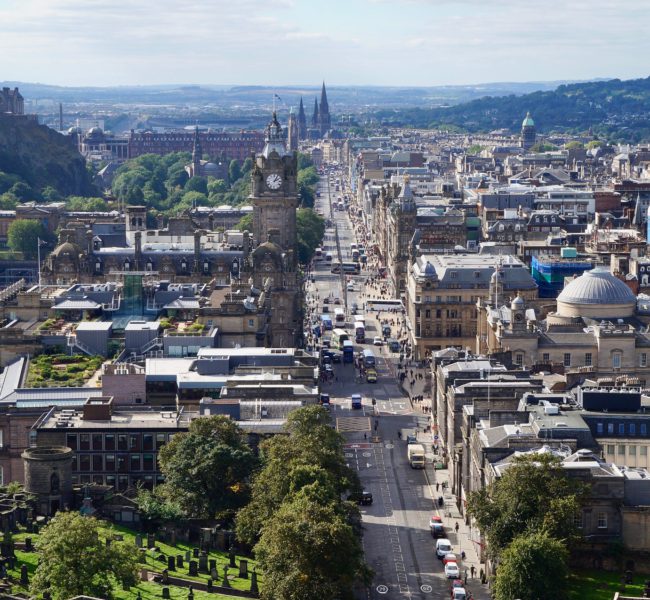 Prince Street Edinburgh By Anthony Ashley/Pixabay