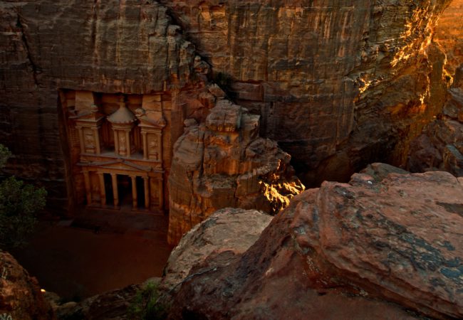 Petra Sunset By Paul Stocker/WikiCommons
